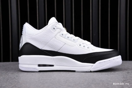 WHITE JORDAN FRAGMENT BLACK 3 AIR 0923